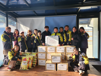 영월군 주천면 남녀의용소방대, 마음 따뜻한 물품 기부