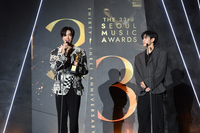 [포토]태국 제미나이-포스, 서울가요대상 타이 베스트 아티스트상 수