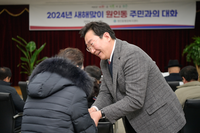 [포토]원강수 원주시장, 원인동 연초순방