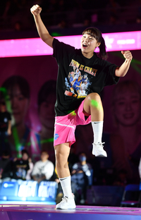 [포토]올스타 최다득표 박지현, 신고식도 터프하게