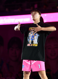 [포토]올스타 최다득표 박지현, 터프하게 등장