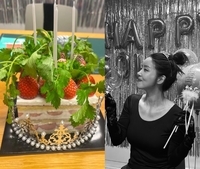 ‘한재석♥’ 박솔미, 현실감 없는 ‘고수케이크’ 선물에 행복한 생일 “세상에 단 하나 밖에”