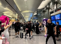 김민재부터 손흥민까지…‘우승’하러 온 클린스만호, 환대 속 ‘방긋’ 웃으며 ‘결전지’ 입성[SS도하in]