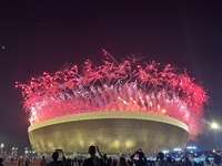 우승 상금 67억원 주인공은?…킥오프 전부터 ‘축제 분위기’ 폭죽 터지고, 경기장 길목은 ‘인산인해’  [SS도하in]