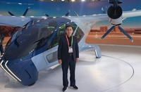 [포토] 박희조 동구청장, CES 전기 수직이착륙 항공기 관심...’29년 대전역 미래형 환승센타 완공