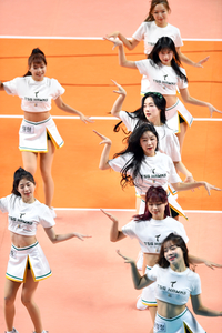 [포토]‘안지현이 참여하는 대만 야구 TSG호크스 치어리더팀’