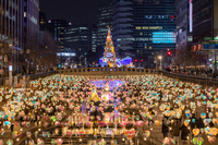 서울빛초롱축제·광화문광장 마켓 312만명 방문···세계 4대 겨울 축제로 도약