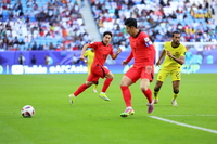 ‘환상 궤적’ 이강인, ‘대참사’ 직전 한국 또 구했다…‘환상 프리킥’ 동점골 작렬 [SS도하in]