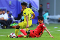 김판곤 두 주먹 불끈…‘김민재→조현우’ 제친 말레이시아 할림, 한국에 동점골 저격 [SS도하in]