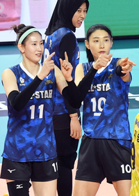 [포토]댄스로 호흡 맞추는 김수지-김연경