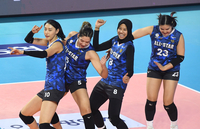 [포토]김연경-야스민-메가-폰푼, 흥 폭발!