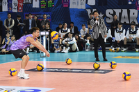 [포토]한국전력 료헤이, 베스트 리베로 콘테스트 우승