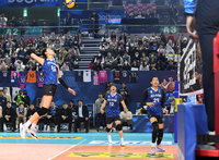 [포토]올스타 김연경, 남자부 경기도 거뜬히!