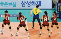 정지윤 유니폼 입고 등장해 경고 받고 ‘춤사위’…강성형 감독, 최고 ‘신스틸러’[V리그 올스타전]