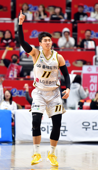 [포토]3점슛 환호, 양홍석