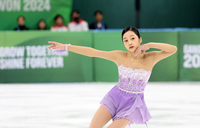 ‘女피겨’ 신지아·김유성, 쇼트서 나란히 3·4위…메달 전망↑ [2024강원]