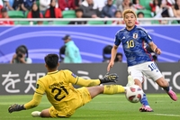 도안 리츠의 왼발, 선제골 ‘쾅’…일본 16강전 전반 1-0 리드[SS도하in]