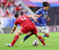 ‘드디어 터졌다’ 끝까지 집중력 발휘한 구보, 대회 첫 득점 가동…일본 2-0 리드[SS도하in]