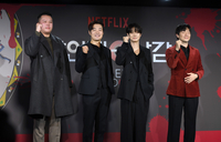 [포토]‘살인자ㅇ난감’의 이창희 감독과 주연배우들