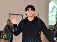 [포토]‘듬직하게 몸만들어 출국하는’ 이정후