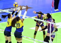 [포토]맹공 퍼붓는 흥국생명 김연경