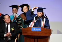 [포토] 이효리 ‘연설은 귀담아 안 들을거고 노래 한곡 할게요’