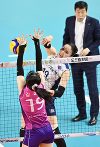 [포토]‘김미연에 막히는’ 표승주