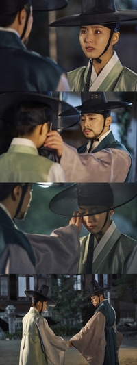 기로에 선 신세경 폭풍 오열…조정석, 눈물 닦아줘 (‘세작’)