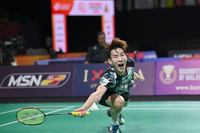 복식 다 이기면 뭐해? 단식 3패...男배드민턴 中에 2-3 석패...토마스컵 진출권은 획득