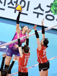 [포토]김연경, 높은 타점으로!