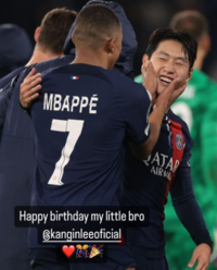 ‘나 떠난다’ 레알행, 음바페…이강인 향한 축하→마지막 인사였다 “생일 축하해 내동생”