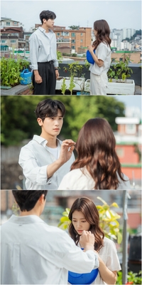 ‘X-연인’으로 다시 마주한 박형식X박신혜…애틋한 눈빛과 손길 포착 (닥터슬럼프)