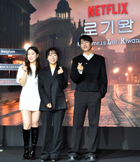 [포토] ‘로기완’ 송중기와 최성은 그리고 김희진 감독