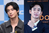김수현 VS 차은우, 선후배 미남★ 시청률 진검승부…누가 웃을까 [SS연예프리즘]