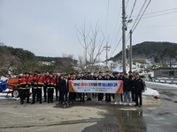 강릉시, 산불화재 초기진화를 위한 비상소화장치 교육