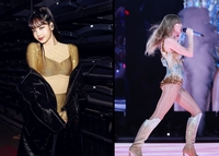 동에 번쩍 서에 번쩍! 블핑 리사, 테일러 스위프트 싱가포르 콘서트에서 포착…케이티 페리와 나란히[할리웃톡]