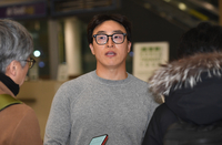 [포토]스프링캠프 소감 밝히는  NC의 주장 손아섭