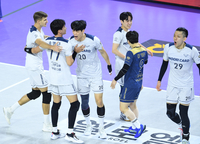 [포토]우리카드, 1위 잡자!
