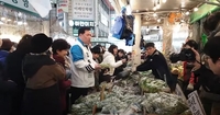 유동규 후보, 계양산 전통시장 방문…계양구 변화 위한 공약 발표