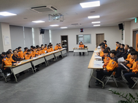 횡성소방서, 입석리 아파트화재 관련 소방활동검토회의