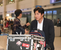 [포토] 두산 박서준 ‘캠프 마치고 왔습니다’