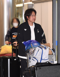 [포토]스프링캠프 마치고 귀국하는 SSG 최정