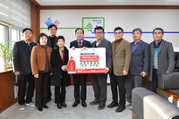 속초시 번영회, 이웃돕기 성품 백미10kg 26포대(금 80만원 상당) 전달