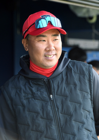 [포토]KIA 이범호 감독, 미소 띤 얼굴로