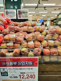 사과, 사상 최댓값 기록…마트 3사 중 어디가 가장 쌀까, 직접 가봤다[SS현장]