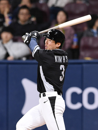 [포토]김혜성, 안타다!