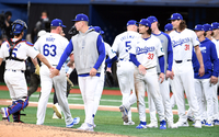[포토]키움에 14-3 대승 거둔 LA 다저스