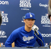 LA 다저스 야마모토 “서울 데뷔전서 던질 첫 공은 비밀!” [서울시리즈]