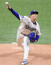 [포토] 역투하는 LA 야마모토