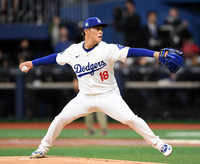 [포토] 역투하는 LA 다저스 야마모토